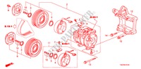 ARIA CONDIZIONATA(COMPRESSORE)(V6) per Honda ACCORD 3.5 LX 4 Porte 5 velocità automatico 2011