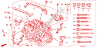 BARDATURA FILO MOTORE(V6) per Honda ACCORD 3.5 LX 4 Porte 5 velocità automatico 2011