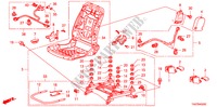 COMP. SEDILE ANT.(D.)(SEDILE MANUALE) per Honda ACCORD 2.4 EX 4 Porte 5 velocità automatico 2010