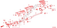 CONDOTTO SCARICO(L4) per Honda ACCORD 2.4 EX 4 Porte 5 velocità automatico 2011
