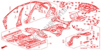 PAVIMENTO/PANNELLI INTERNI per Honda ACCORD 2.4 LX 4 Porte 5 velocità automatico 2011