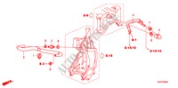 TUBO ASPIRATORE(L4) per Honda ACCORD 2.4 EX 4 Porte 5 velocità automatico 2009