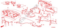 VASOIO POSTERIORE/FODERA LATO per Honda ACCORD 2.4 LX 4 Porte 5 velocità automatico 2011