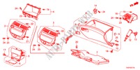ABBELLIMENTO STRUMENTI(LATO PASSEGGERO)(1) per Honda ACCORD 35EXI  SASO MIRROR 4 Porte 5 velocità automatico 2012