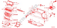 ABBELLIMENTO STRUMENTI(LATO PASSEGGERO)(2) per Honda ACCORD 35EXI  SASO MIRROR 4 Porte 5 velocità automatico 2012