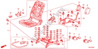 COMP. SEDILE ANT.(D.)(SEDILE MANUALE) per Honda ACCORD 24LXI  SASO MIRROR 4 Porte 5 velocità automatico 2012