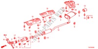 CONDOTTO SCARICO(L4) per Honda ACCORD 24LXI 4 Porte 5 velocità automatico 2012