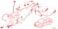 LAVATORE PARAVENTO per Honda ACCORD 35LXI  SASO MIRROR 4 Porte 5 velocità automatico 2012
