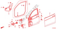 PANNELLI PORTIERE ANT. per Honda ACCORD 24LXI  SASO MIRROR 4 Porte 5 velocità automatico 2012