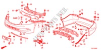 PARAURTI per Honda ACCORD 35LXI  SASO MIRROR 4 Porte 5 velocità automatico 2012