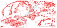PAVIMENTO/PANNELLI INTERNI per Honda ACCORD 24LXI 4 Porte 5 velocità automatico 2012