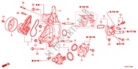POMPA ACQUA(L4) per Honda ACCORD 24LXI  SASO MIRROR 4 Porte 5 velocità automatico 2012
