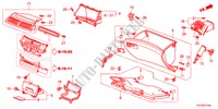 ABBELLIMENTO STRUMENTI(LATO PASSEGGERO)(NAVI) per Honda ACCORD V6 EXG 2 Porte 5 velocità automatico 2011