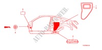 ANELLO DI TENUTA(LATO) per Honda ACCORD 2.4 EXG 2 Porte 5 velocità automatico 2011