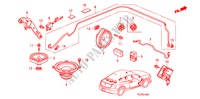 ANTENNA RADIO/ALTOPARLANTE per Honda ACCORD 2.4 EXG 2 Porte 5 velocità automatico 2011
