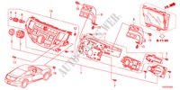MODULO CENTRO(NAVIGAZIONE) per Honda ACCORD V6 EX 2 Porte 5 velocità automatico 2011