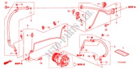 ARIA CONDIZIONATA (TUBI/CONDOTTI) per Honda JAZZ 1.2 S    TEMP TIRE 5 Porte 5 velocità manuale 2009