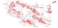 CONTROLLO RISCALDATORE(LH) per Honda JAZZ 1.2TREND TEMP TIRE 5 Porte 5 velocità manuale 2009