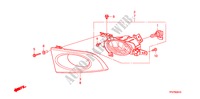 LUCE NEBBIA(1) per Honda JAZZ 1.4 EXCL TEMP TIRE 5 Porte 5 velocità manuale 2009