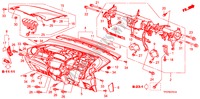 PANNELLO STRUMENTI(RH) per Honda JAZZ 1.2 SE 5 Porte 5 velocità manuale 2009