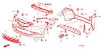 PARAURTI(2) per Honda JAZZ 1.4 SPTS TEMP TIRE 5 Porte 5 velocità manuale 2009