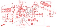 SCATOLA INGRANAGGIO P.S.(EPS) (RH) per Honda JAZZ 1.4 EX 5 Porte cambioautomatico 2009