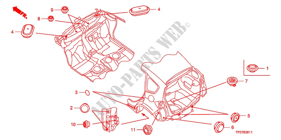 ANELLO DI TENUTA(DIETRO) per Honda JAZZ 1.4 LS 5 Porte 5 velocità manuale 2009
