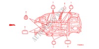 ANELLO DI TENUTA(INFERIORE) per Honda JAZZ 1.4 LSSH 5 Porte 5 velocità manuale 2010