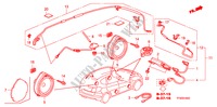 ANTENNA/ALTOPARLANTE per Honda JAZZ 1.4 LSSH 5 Porte 5 velocità manuale 2010