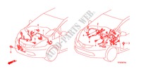 BARDATURA FILO(LH)(3) per Honda JAZZ 1.4 LSSH 5 Porte 5 velocità manuale 2010