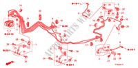 CONDOTTO FRENO/MANICOTTO(LH)(CILINDRO)(ABS) per Honda JAZZ 1.5 EXT 5 Porte 5 velocità automatico 2010