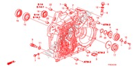 CONVERTITORE TORSIONE per Honda JAZZ 1.5 EX 5 Porte 5 velocità automatico 2010