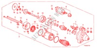 MOTORE AVVIATORE(DENSO) per Honda JAZZ 1.2 SE 5 Porte 5 velocità manuale 2010