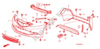 PARAURTI(2) per Honda JAZZ 1.5 LSPO TEMP TIRE 5 Porte 5 velocità manuale 2010