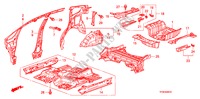 PAVIMENTO/PANNELLI INTERNI per Honda JAZZ 1.4 LSS  TEMP TIRE 5 Porte 5 velocità manuale 2010