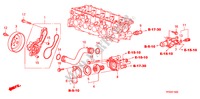 POMPA ACQUA per Honda JAZZ 1.4 LS   TEMP TIRE 5 Porte 5 velocità manuale 2010