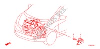 TIRANTE CABLAGGIO FILO MOTORE per Honda JAZZ 1.4 LSSH 5 Porte 5 velocità manuale 2010