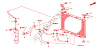 TUBO RADIATORE/SERBATOIO DI RISERVA per Honda JAZZ 1.4 ES 5 Porte 5 velocità manuale 2010