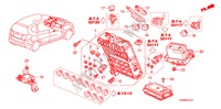 UNITA DI CONTROLLO(CABINA)(1)(LH) per Honda JAZZ 1.2 SE 5 Porte 5 velocità manuale 2010