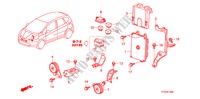 UNITA DI CONTROLLO(SPAZIO MOTORE)(LH) per Honda JAZZ 1.4 LSSH 5 Porte 5 velocità manuale 2010
