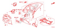 ABBELLIMENTO STRUMENTI(LATO GUIDATORE)(LH) per Honda JAZZ 1.2LSE 5 Porte 5 velocità manuale 2011