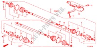 ALBERO AVVIAMENTO ANT.(MT)(I SHIFT) per Honda JAZZ 1.4EXH 5 Porte 5 velocità manuale 2011