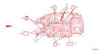 ANELLO DI TENUTA(INFERIORE) per Honda JAZZ 1.4EXH 5 Porte 5 velocità manuale 2011