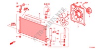 ARIA CONDIZIONATA(CONDENSATORE) per Honda JAZZ 1.2LSE 5 Porte 5 velocità manuale 2011