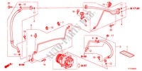 ARIA CONDIZIONATA(TUBI/CONDOTTI)(LH) per Honda JAZZ 1.4LS 5 Porte 5 velocità manuale 2011