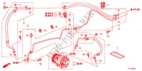 ARIA CONDIZIONATA(TUBI/CONDOTTI)(RH) per Honda JAZZ 1.3LX 5 Porte 5 velocità manuale 2011