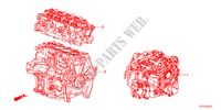 ARREDO DI MONT. MOTORE/ASS. TRASMISSIONE per Honda JAZZ 1.4ESH 5 Porte 5 velocità manuale 2011
