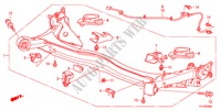 ASSALE POSTERIORE per Honda JAZZ 1.4LSSH 5 Porte cambioautomatico 2011