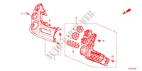 AUTO AIR CONDITIONERCONTROL(LH) per Honda JAZZ 1.4ES 5 Porte 5 velocità manuale 2011