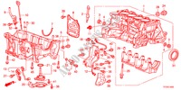 BLOCCO CILINDRO/SCODELLO OLIO(1.2L/1.3L/1.4L) per Honda JAZZ 1.3LX 5 Porte 5 velocità manuale 2011